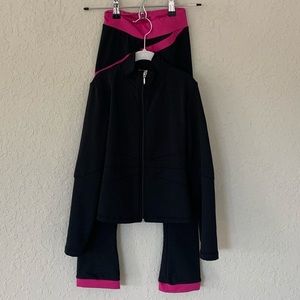 Ice/figure skating pants with jacket